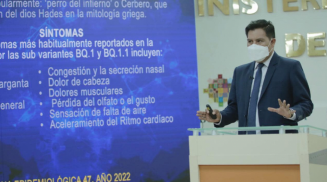 Salud alerta incremento de contagios y la presencia de nuevas subvariantes del Ómicrom en Bolivia