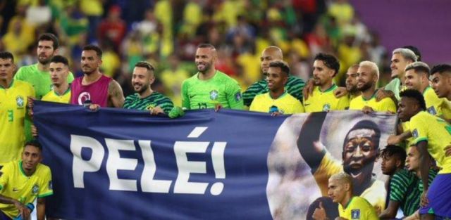 Bonito homenaje de Brasil  a Pelé tras vencer a Corea