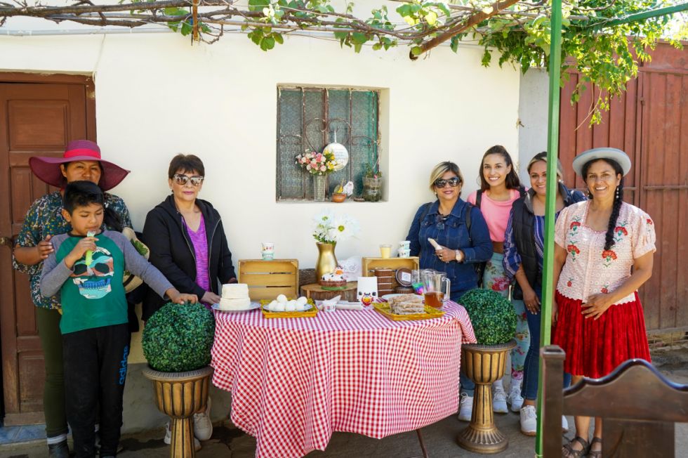 Degustando la producción de la finca Bien Te Fue