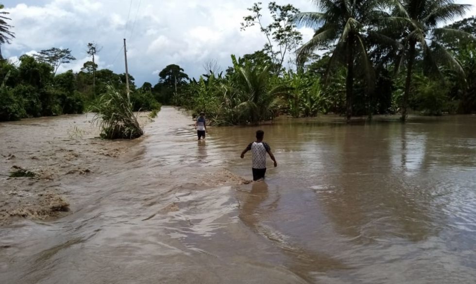 Tres departamentos en alerta roja por lluvias