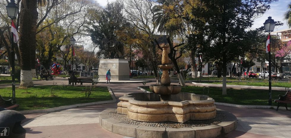 La agradable plazuela Sucre.