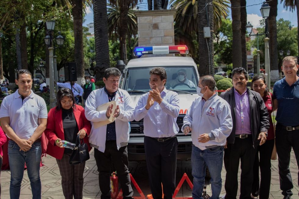 Tarija: Hospital San Antonio recibe ambulancia tipo 2 equipada 