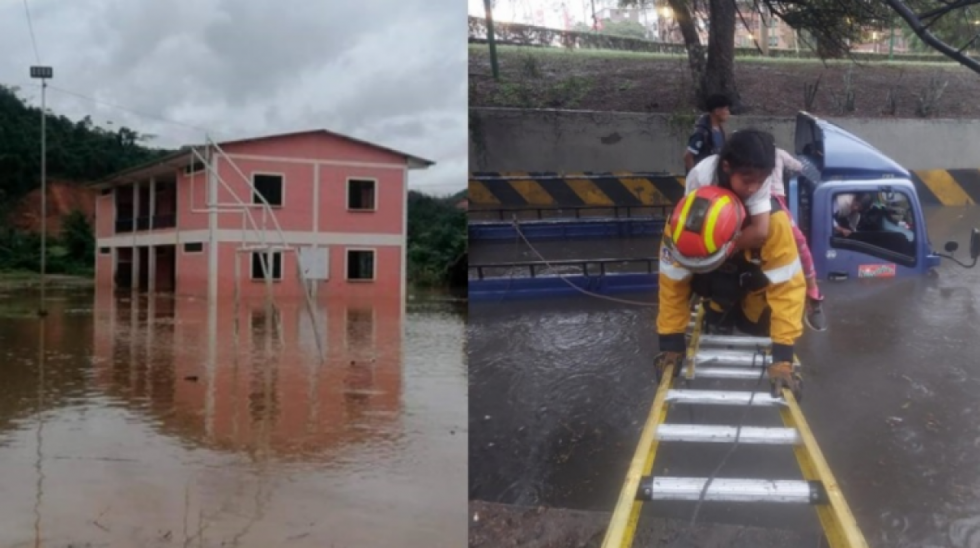 Lluvias inundan casas, escuelas y vehículos en regiones de La Paz, Cochabamba y Santa Cruz Lluvias inundan casas, escuelas y vehículos en regiones de La Paz, Cochabamba y Santa Cruz