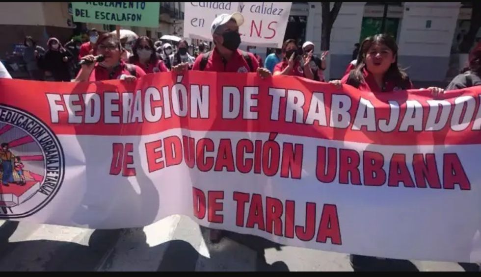 Tarija: Maestros marcharán mañana en rechazo a la nueva currícula