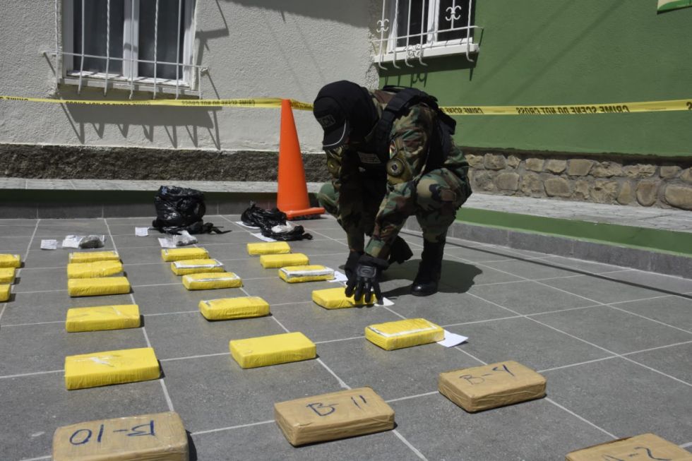 La Paz: Incautan más de 80 kilos de droga