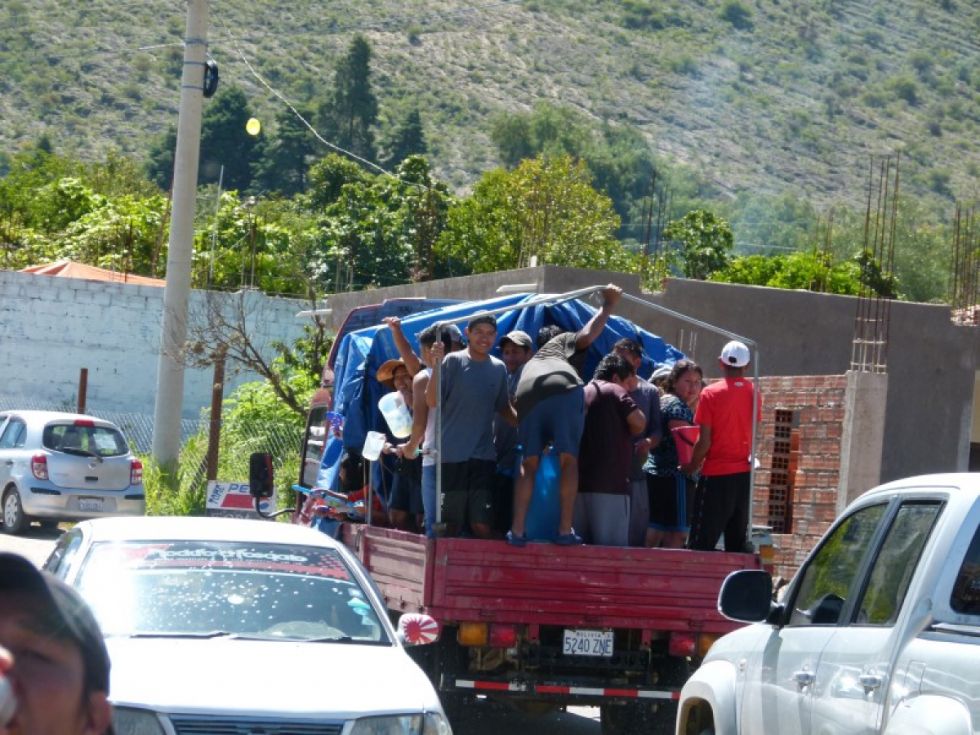 Más remolques llenos