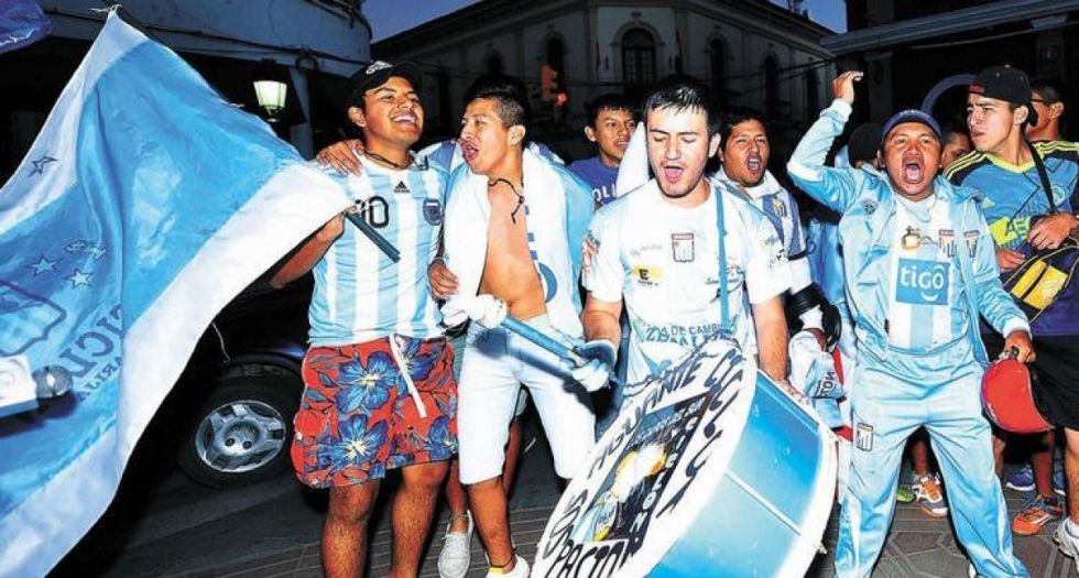 Hinchada del Club Ciclón