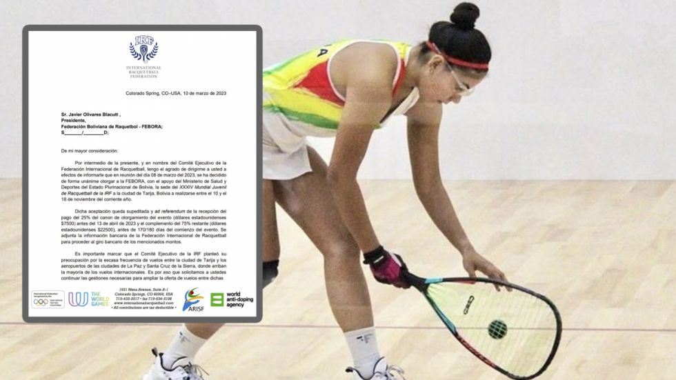 Ya es oficial, Tarija albergará el mundial juvenil de raquet