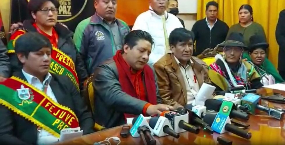 El Alto: Quispe cuestiona a Copa por negar gasto de $us 3.000 por hora en el helicóptero