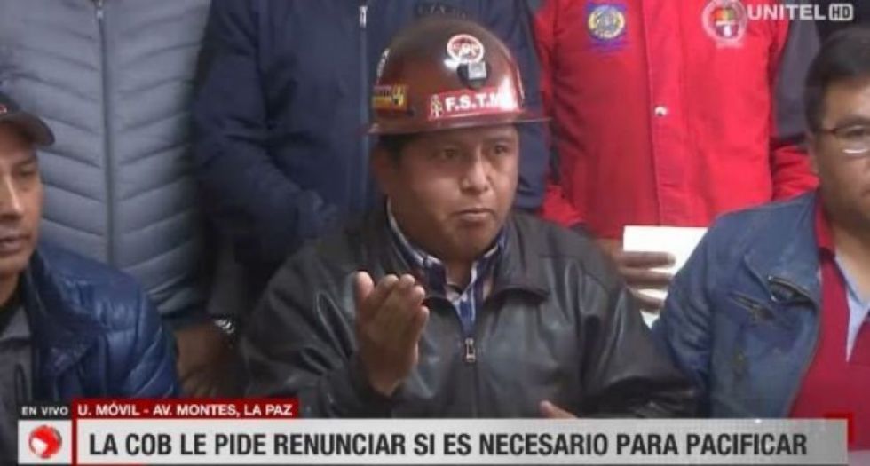 Defensa de Camacho pide que Juan Carlos Huarachi declare por haber pedido la renuncia de Evo