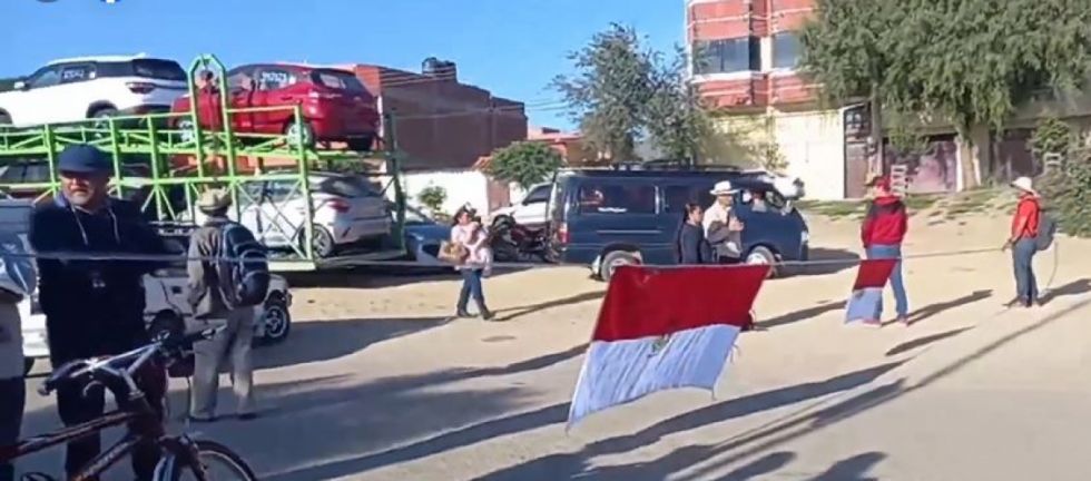 Bloqueo en la ruta al Norte