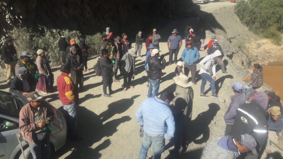 Campesinos de Tarija y Potosí presionan por el asfaltado hasta Villazón 