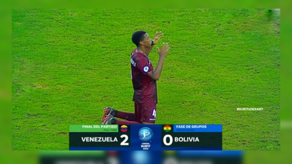Venezuela superó a Bolivia en el Sudamericano Sub-17