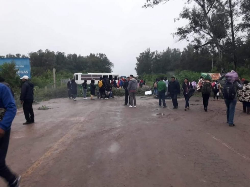Segundo día de bloqueo en la ruta 9 de Yacuiba