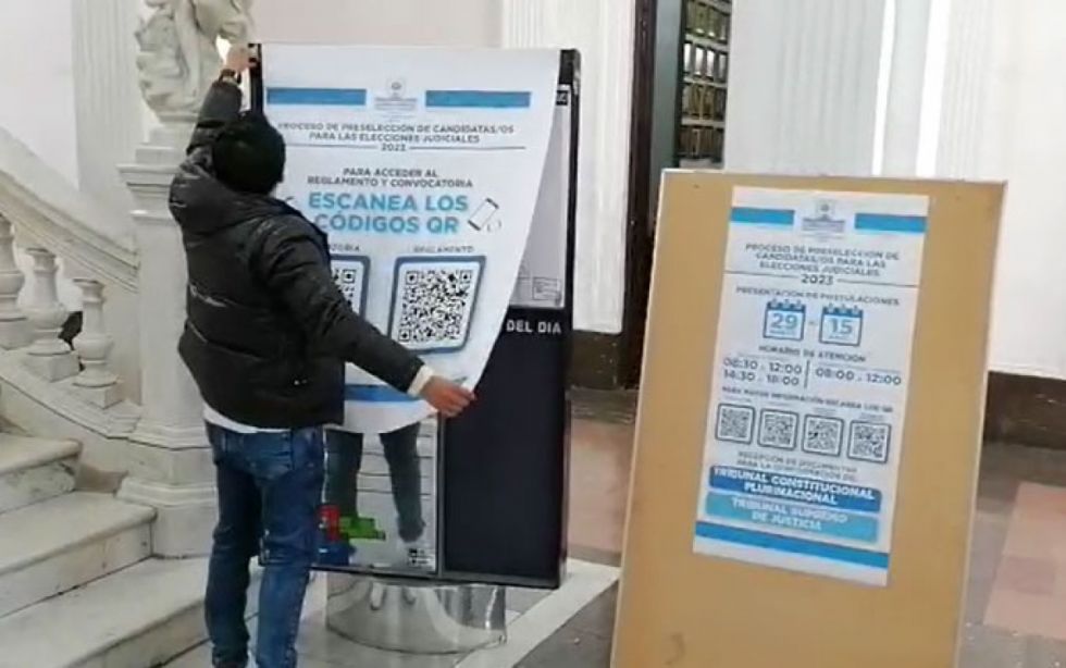 La Asamblea suspende la preselección judicial a la espera de que el TCP resuelva un recurso