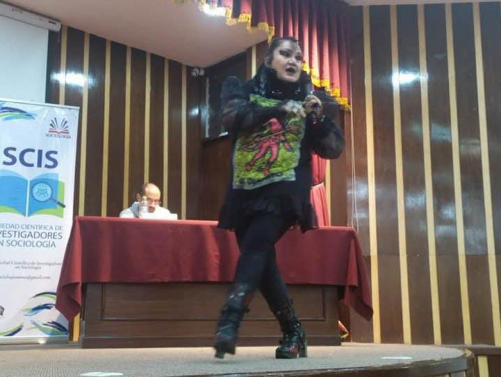María Galindo llegó a Tarija y anuncia tres radio documentales