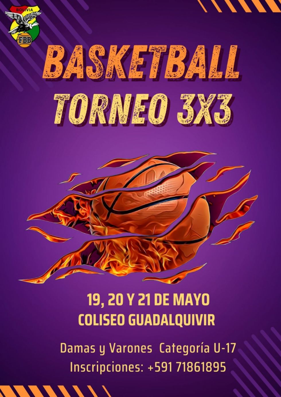 FBB invita a basquetbolistas al Torneo Nacional 3x3 en Tarija