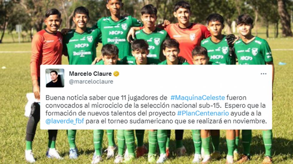 Felicidad en Claure por 11 citaciones de Máquina Celeste; desazón en Tarija por nula inclusión a campeones