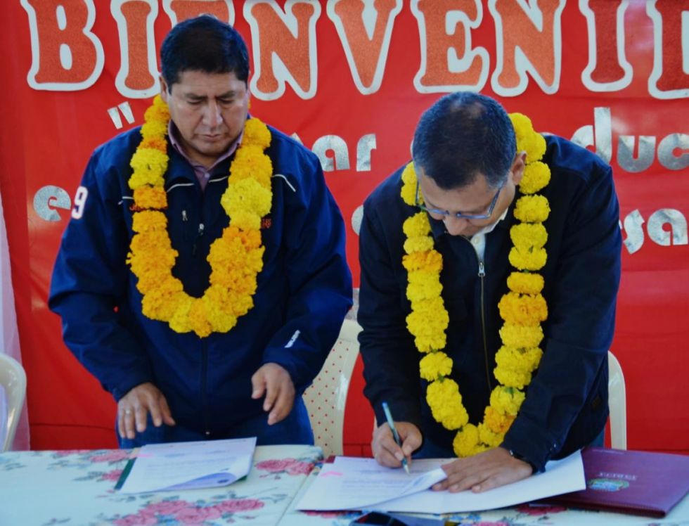 Gobernación y Alcaldía acuerdan mejorar escuela de Erquis Norte 
