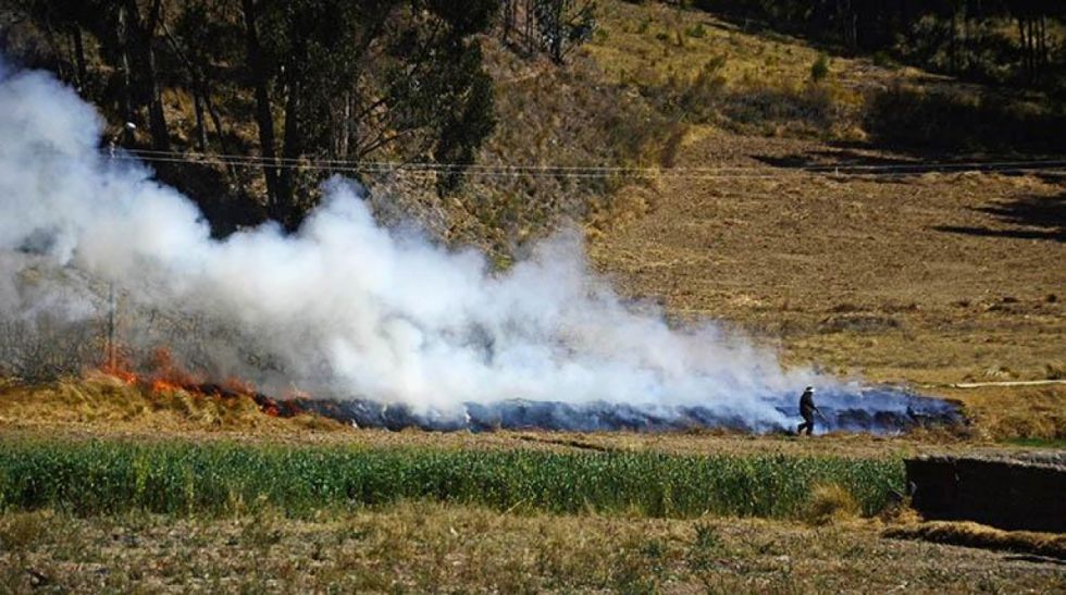 Campesinos reconocen dificultades para controlar los chaqueos