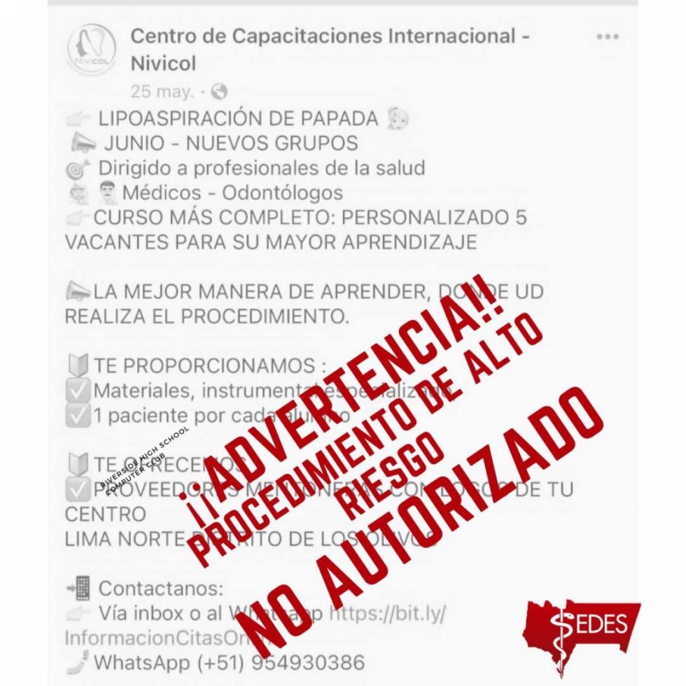 Sedes Tarija alerta sobre cursos no autorizados de procedimientos quirúrgicos de alto riesgo