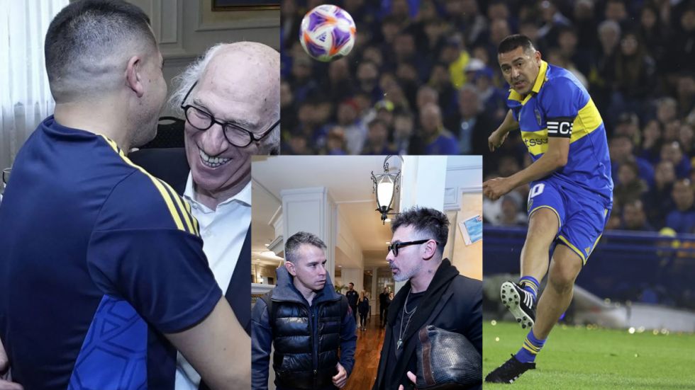 La noche del diez: 50 fotografías del homenaje a Riquelme