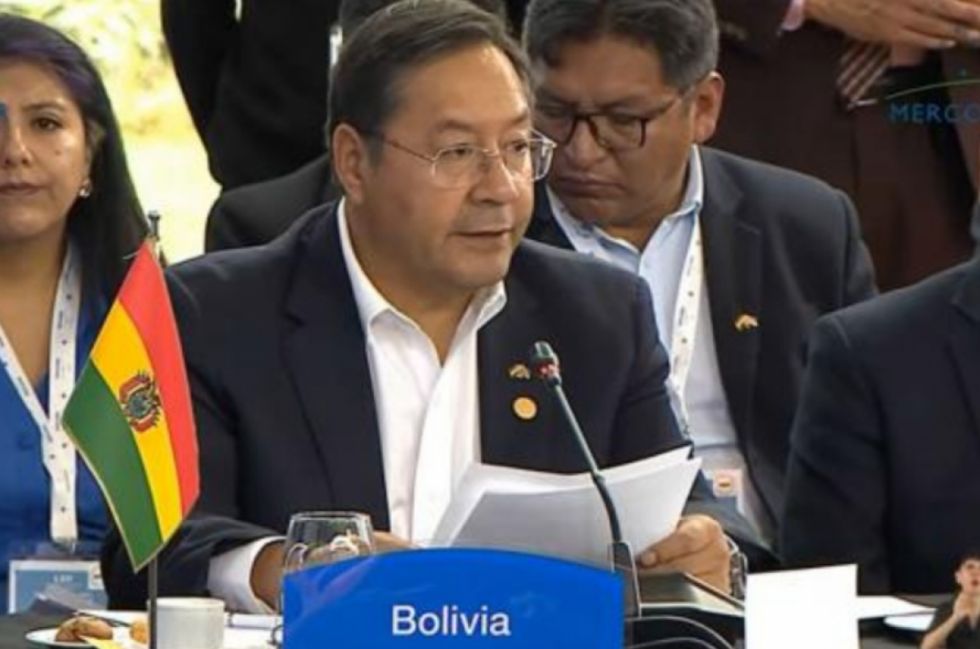 Arce en el Mercosur propone reducir la dependencia respecto al dólar y fortalecer las monedas de la región