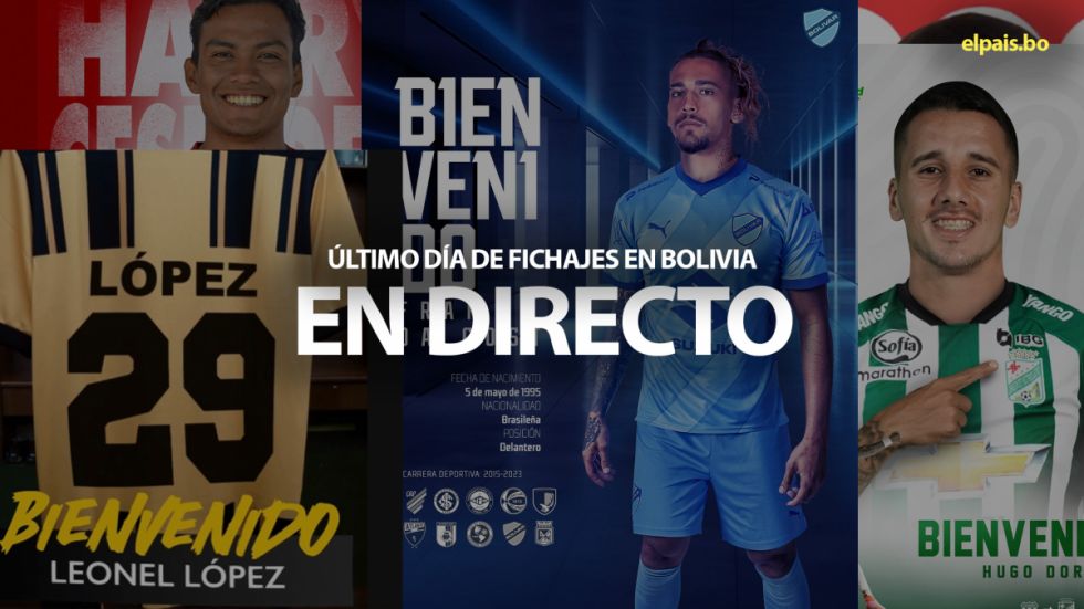 En directo: Sigue las últimas horas del mercado de fichajes en el fútbol boliviano