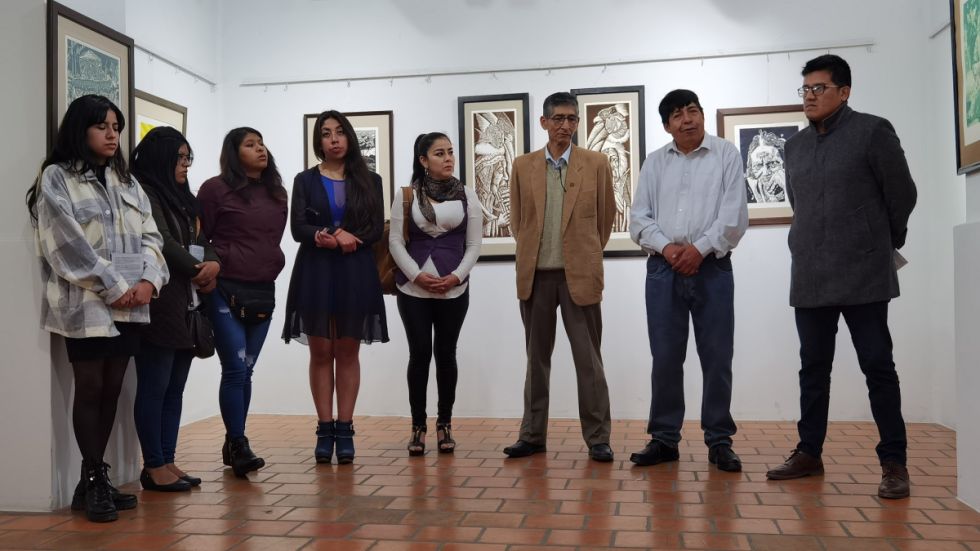 Grabados de altura en la Casa de la Cultura