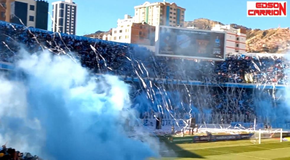 Video: Así es el clima del clásico paceño, uno de los más históricos del fútbol boliviano 