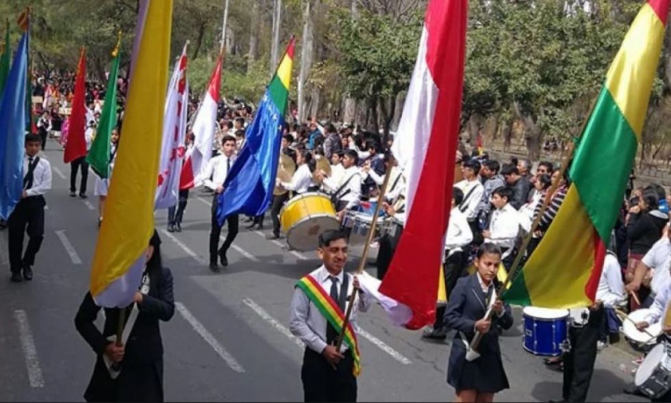 Tarija se prepara para tres días de desfiles por las fiestas patrias y la Parada Militar