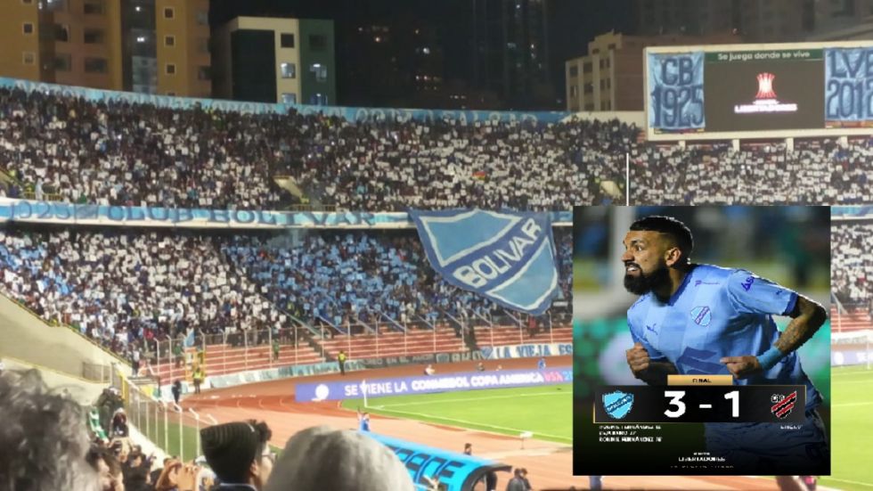 La fiesta en el Siles: El paso a paso de los goles de Bolívar en el triunfo sobre Paranaense (Video)