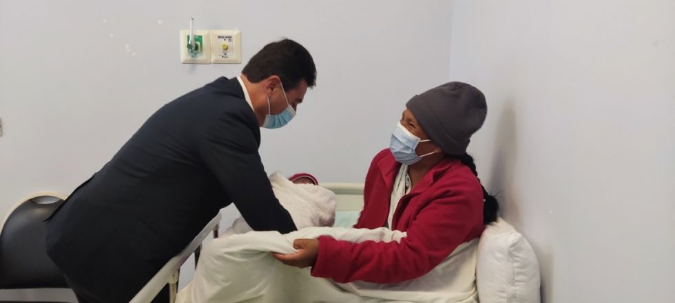 Antonela, la primera bebé en nacer en el hospital San Antonio 