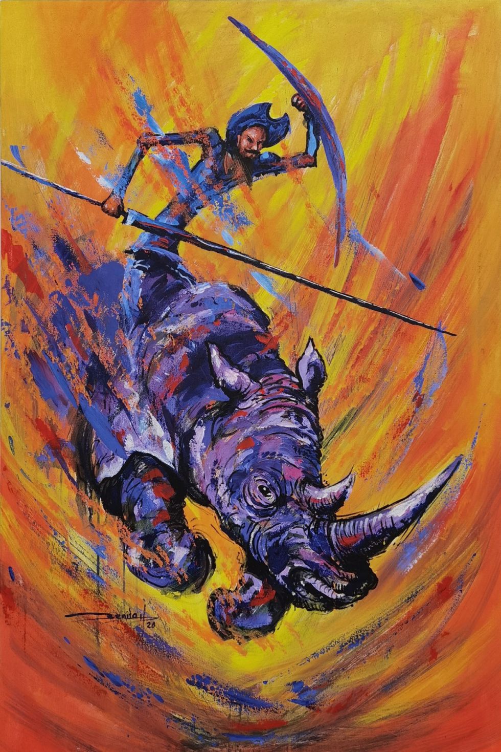 Fuerza Don Quijote, de Benito Huarachi. 