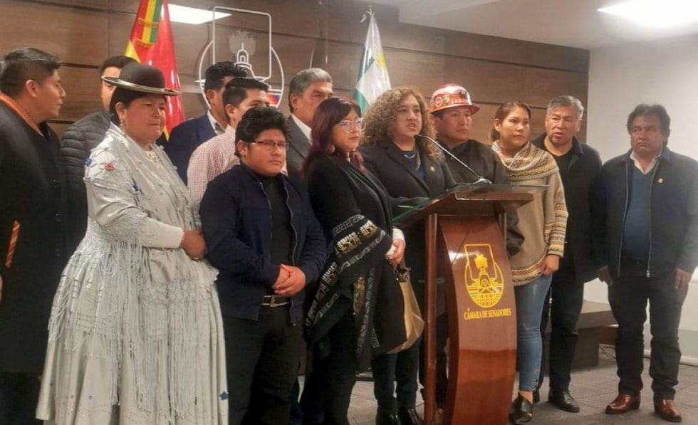 Senadores del MAS anuncian juicio a tres magistrados del TCP por perjuicio a la elección judicial