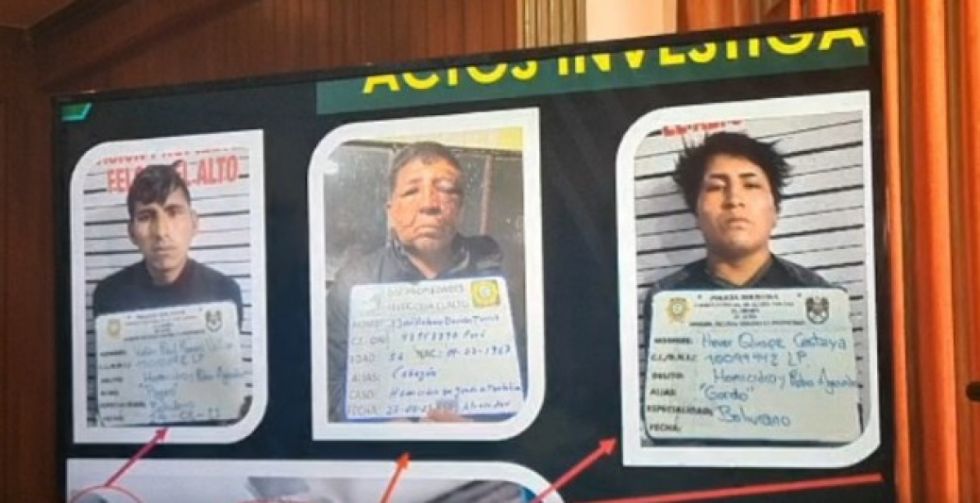 Aprehenden a tres involucrados en el atraco armado a una casa de cambios de El Alto