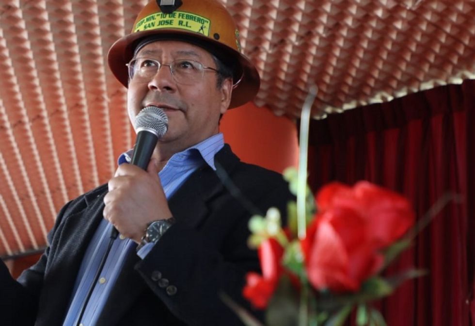 Arce admite que 'hemos tocado fondo' en la producción de gas natural