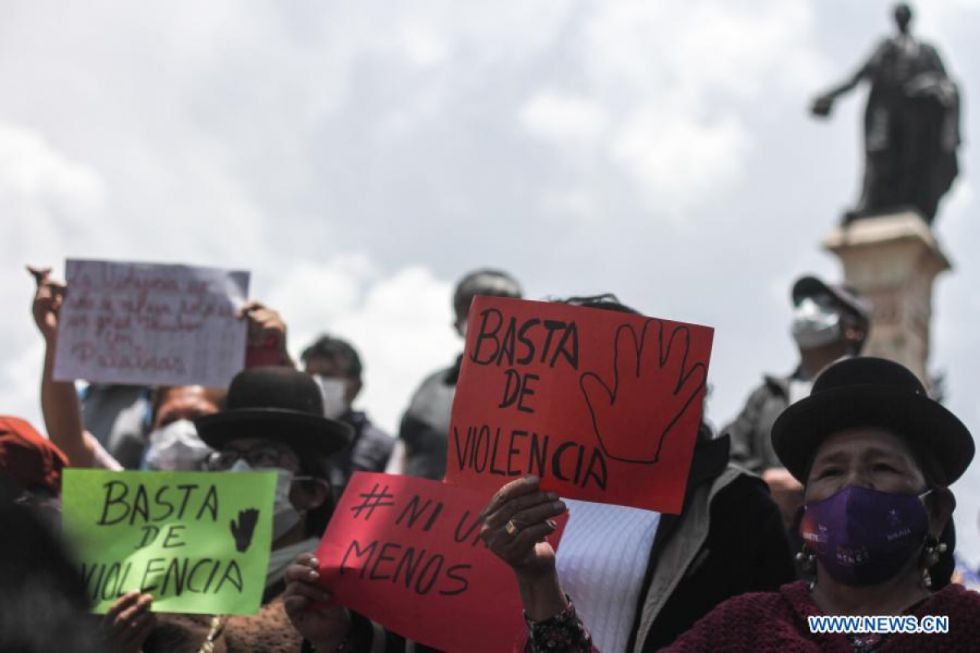 En Bolivia cada 15 minutos una mujer denuncia que es víctima de violencia