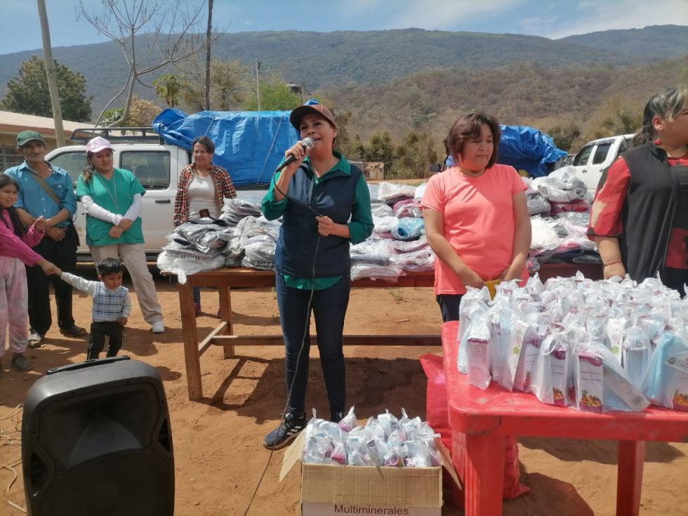 Entrega de material