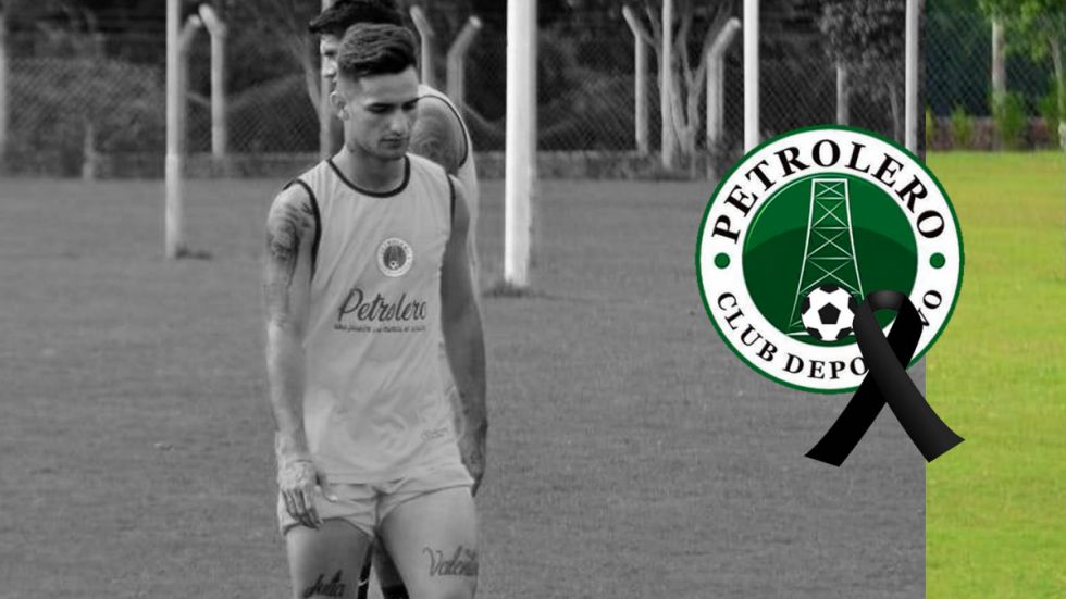 Dolor en Petrolero por el sensible fallecimiento de un ex jugador