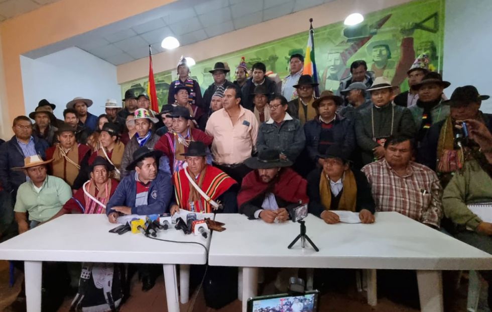 CSUTCB afín al Gobierno instruye no participar en el Congreso del MAS en Lauca Ñ y perfila un Cabildo