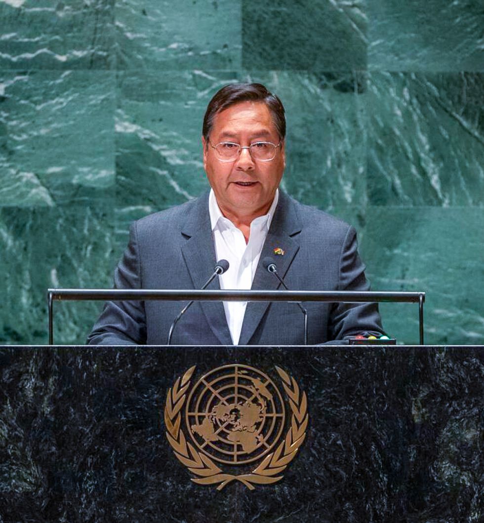 ¿De qué ha hablado el presidente Arce en la Asamblea General de Naciones Unidas?