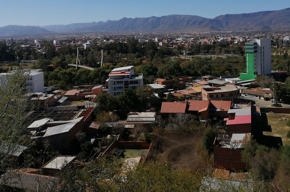 Paisaje actual de la ciudad de Tarija
