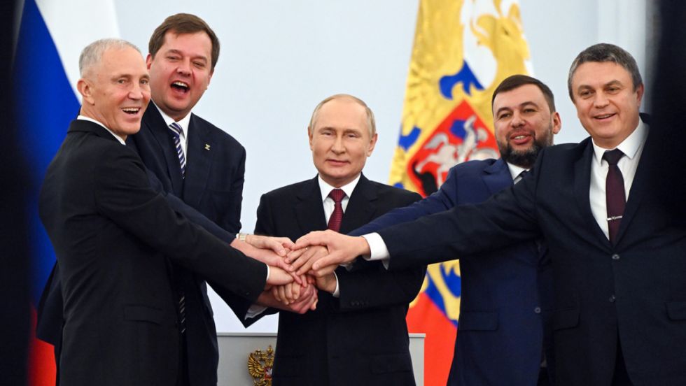 Putin celebra el aniversario de la adhesión de las nuevas regiones Putin celebra el aniversario de la adhesión de las nuevas regiones
