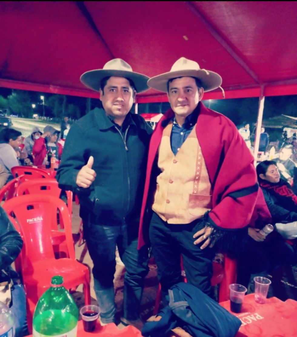 Con Dalmiro Cuéllar. 