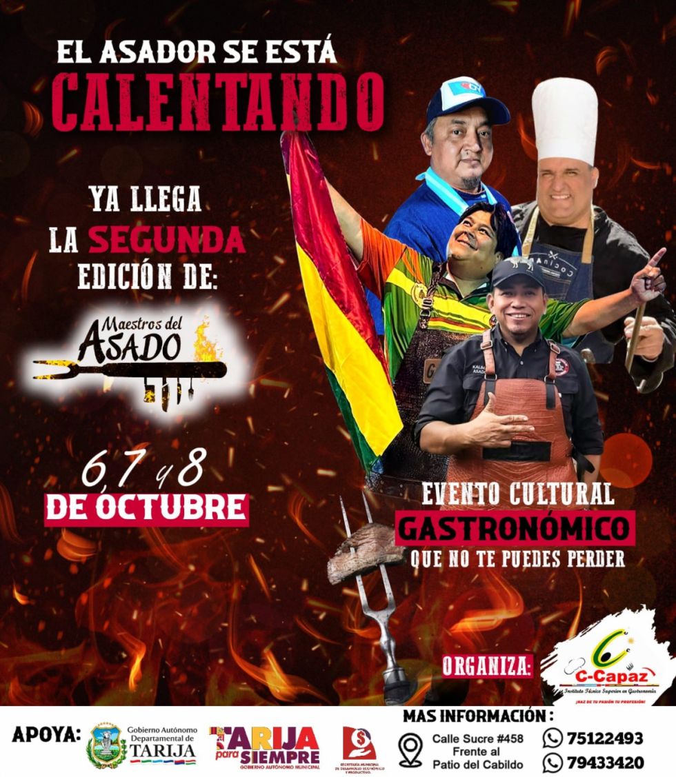 Invitan al Festival Gastronómico Cultural "Maestros del Asado" en su segunda versión