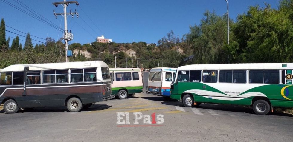 Puntos de bloqueo anunciados por el transporte de Tarija en el paro nacional
