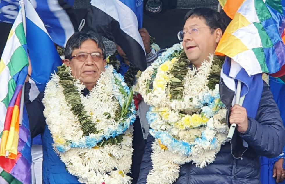 Cabildo en El Alto: CSUTCB invita a Evo, descarta proclamación de Arce y Choquehuanca Cabildo en El Alto: CSUTCB invita a Evo, descarta proclamación de Arce y Choquehuanca