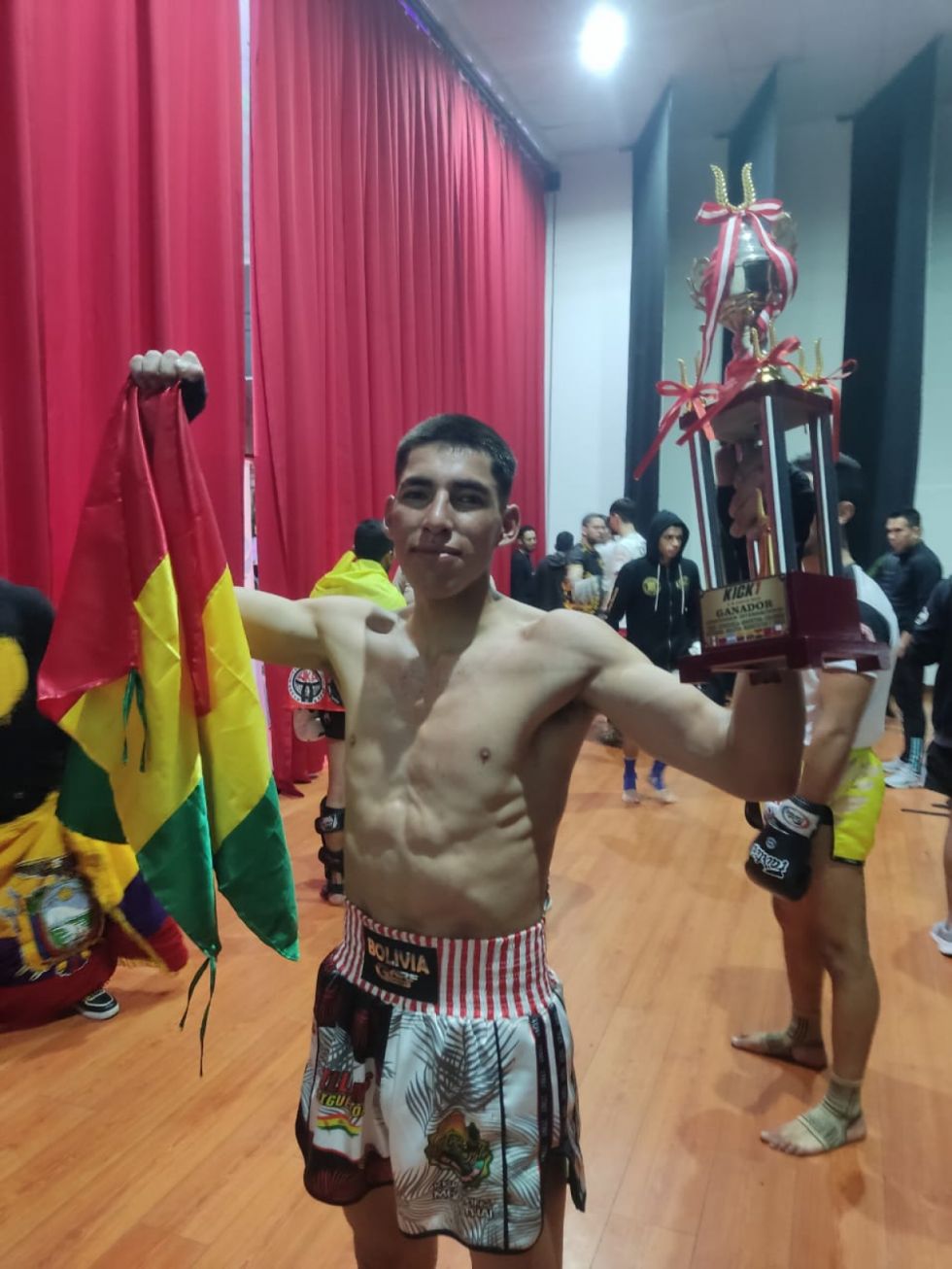 El kickboxer boliviano Williams Figueroa