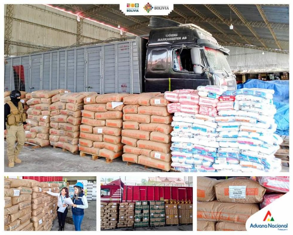 Aduana comisa más de 29 toneladas de mercancía ilegal en Tarija